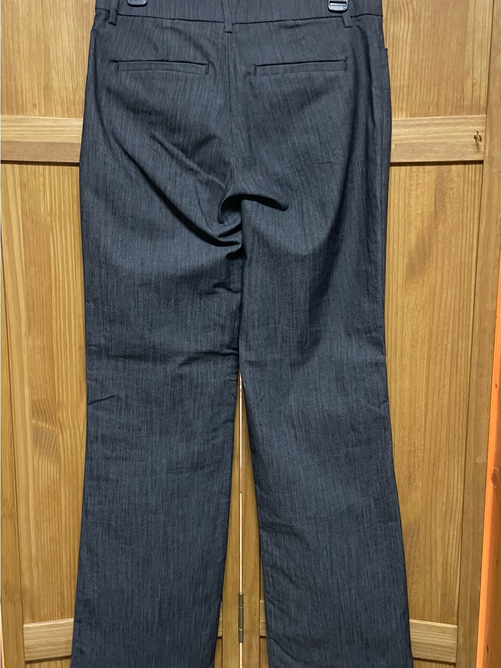 Lee Women's Dark Charcoal Gray Straight-Leg Trousers - Picture 7 of 11